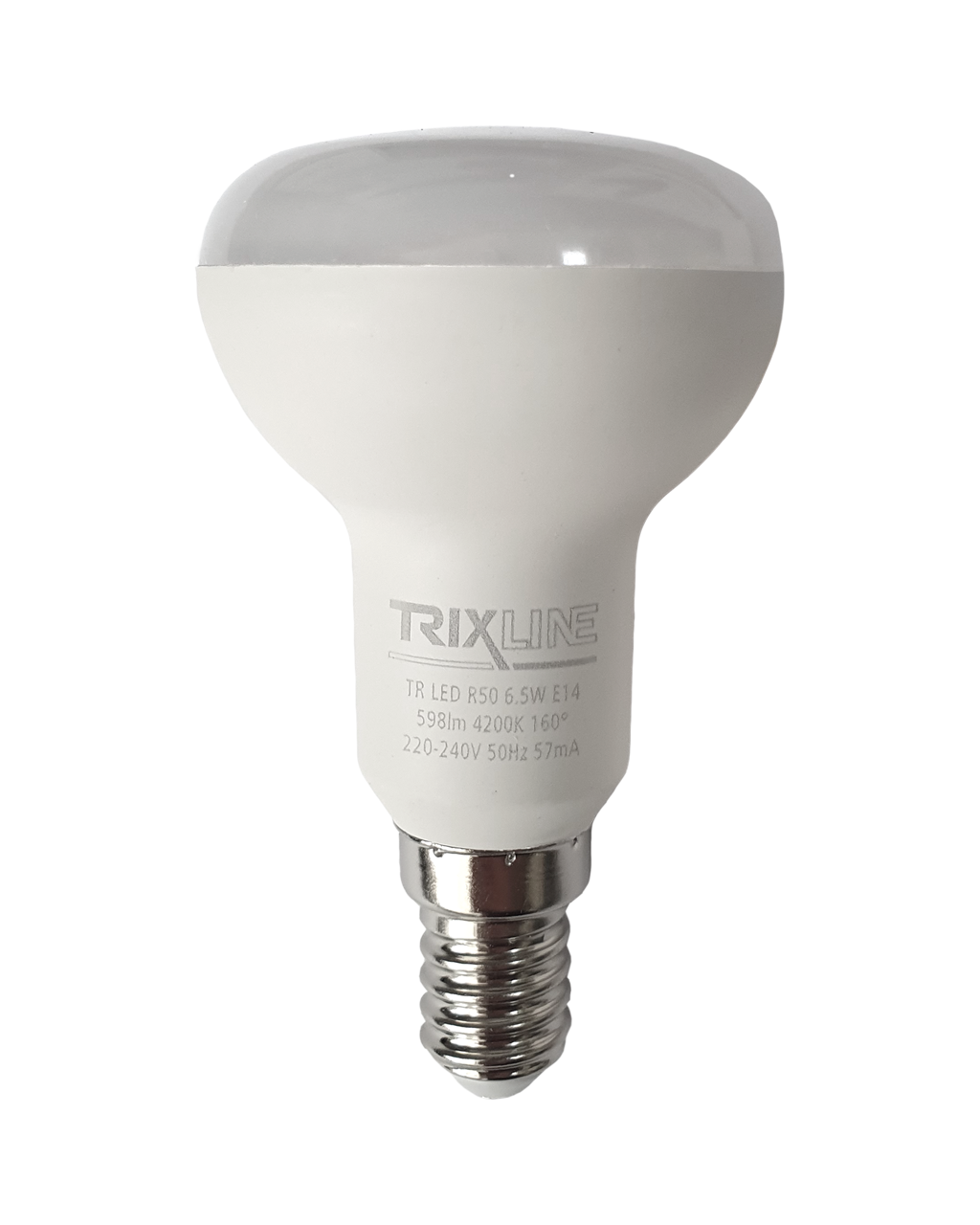 Trixline 6.5W E14 R50 4200K 598lm semleges fehér Trixline 6.5W E14 R50 4200K 598lm semleges fehér