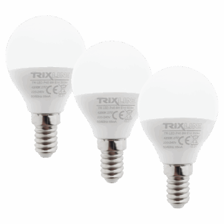 Trixline 6W/3db P45 E14 4200K semleges fehér 3 db-os Trixline 6W/3db P45 E14 4200K semleges fehér 3 db-os