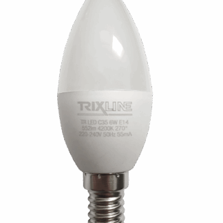 Trixline 6W 552lm E14 C35 4200K semleges fehér Trixline 6W 552lm E14 C35 4200K semleges fehér