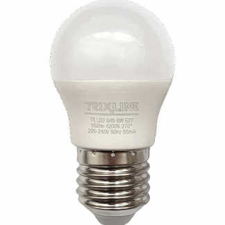 Trixline 6W 552lm E27 G45 4200K semleges fehér Trixline 6W 552lm E27 G45 4200K semleges fehér