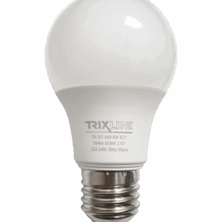 Trixline 6W 564lm E27 A60 6500K magas fehér Trixline 6W 564lm E27 A60 6500K magas fehér