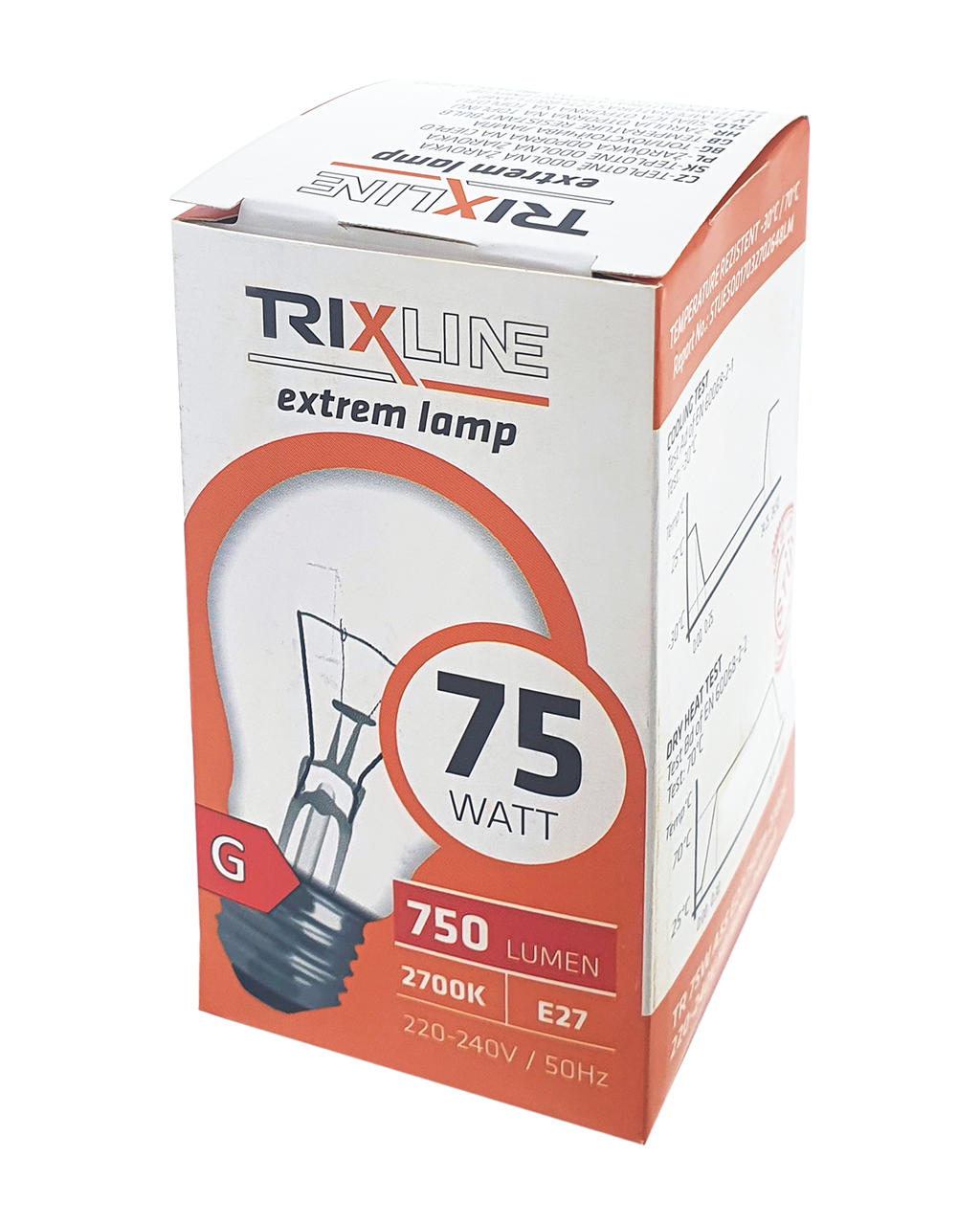 Trixline 75W, A55, E27, 2700K speciális izzó Trixline 75W, A55, E27, 2700K speciális izzó
