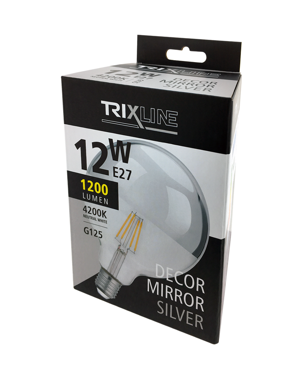 Trixline DEKOR TÜKÖR G125, 12W EZÜST Trixline DEKOR TÜKÖR G125, 12W EZÜST