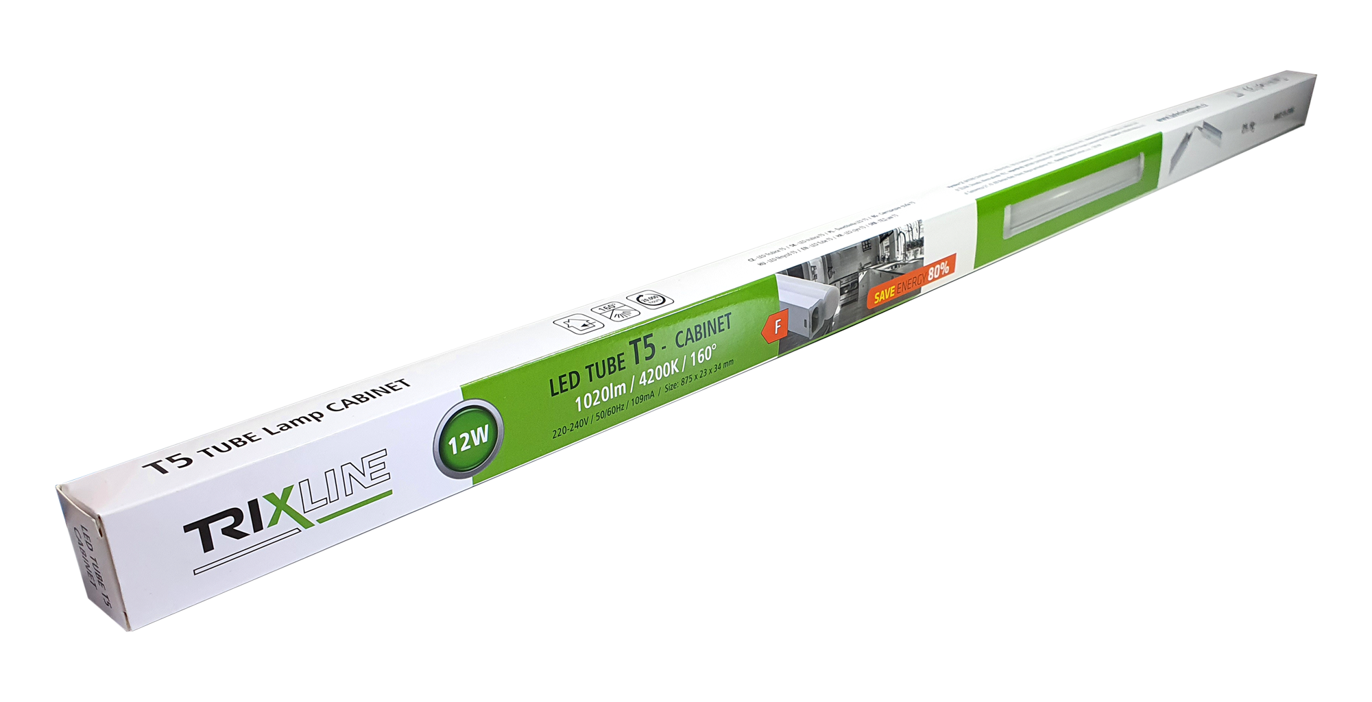 Trixline T5 LED csö 12W pultvilágítás semleges fehér Trixline T5 LED csö 12W pultvilágítás semleges fehér
