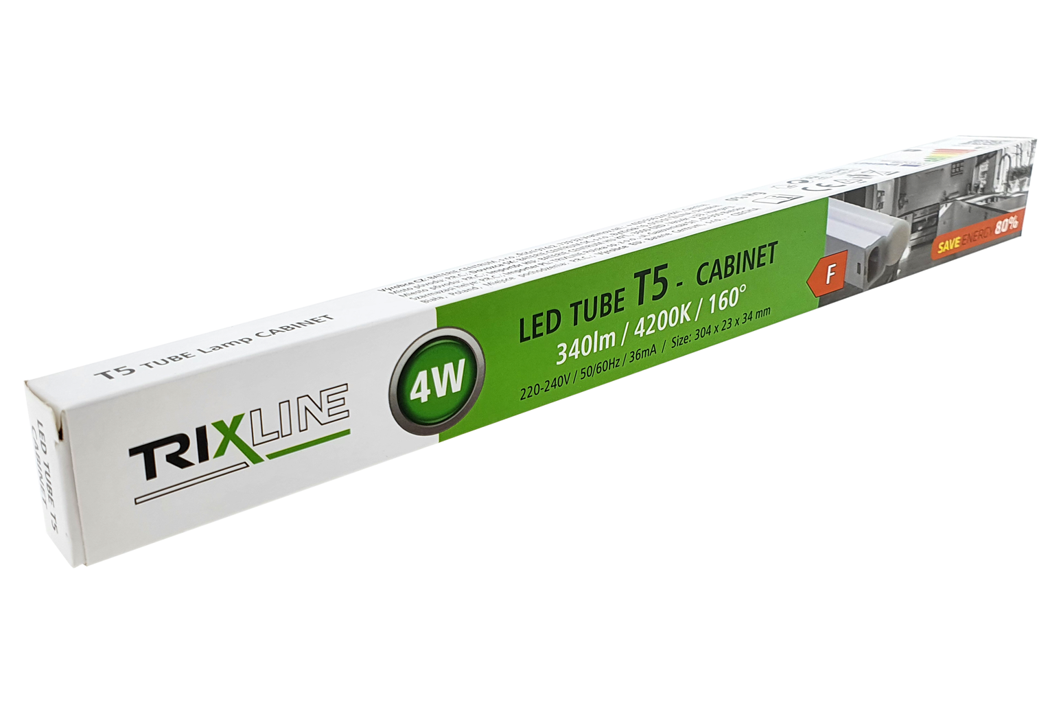 Trixline T5 LED csö 4W pultvilágítás semleges fehér Trixline T5 LED csö 4W pultvilágítás semleges fehér
