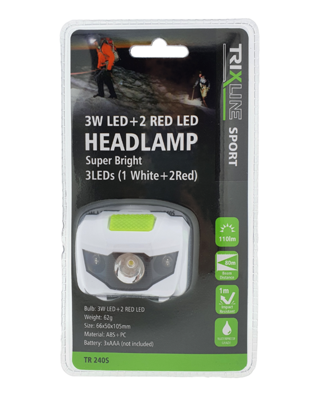 TRIXLINE TR 240S LED fejlámpa TRIXLINE TR 240S LED fejlámpa
