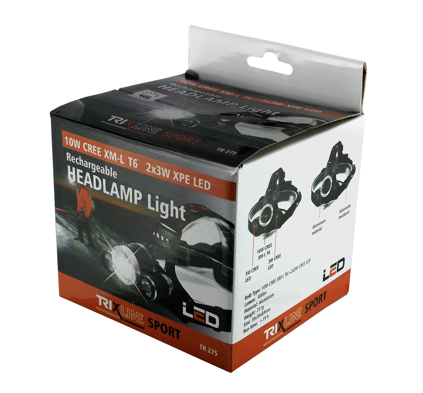 TRIXLINE TR 275 újratölthető LED-es zseblámpa TRIXLINE TR 275 újratölthető LED-es zseblámpa