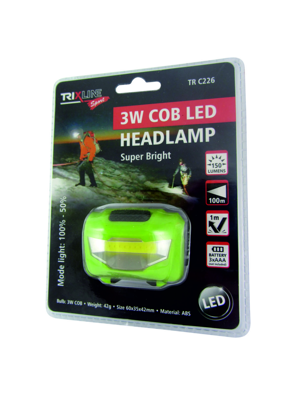 TRIXLINE TR C226 LED-es fejlámpa TRIXLINE TR C226 LED-es fejlámpa