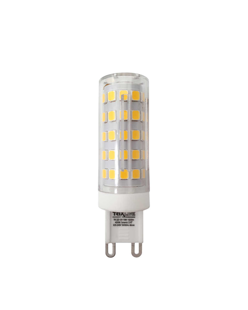 Trixline10W 1020lm G9 4200K semleges fehér Trixline10W 1020lm G9 4200K semleges fehér