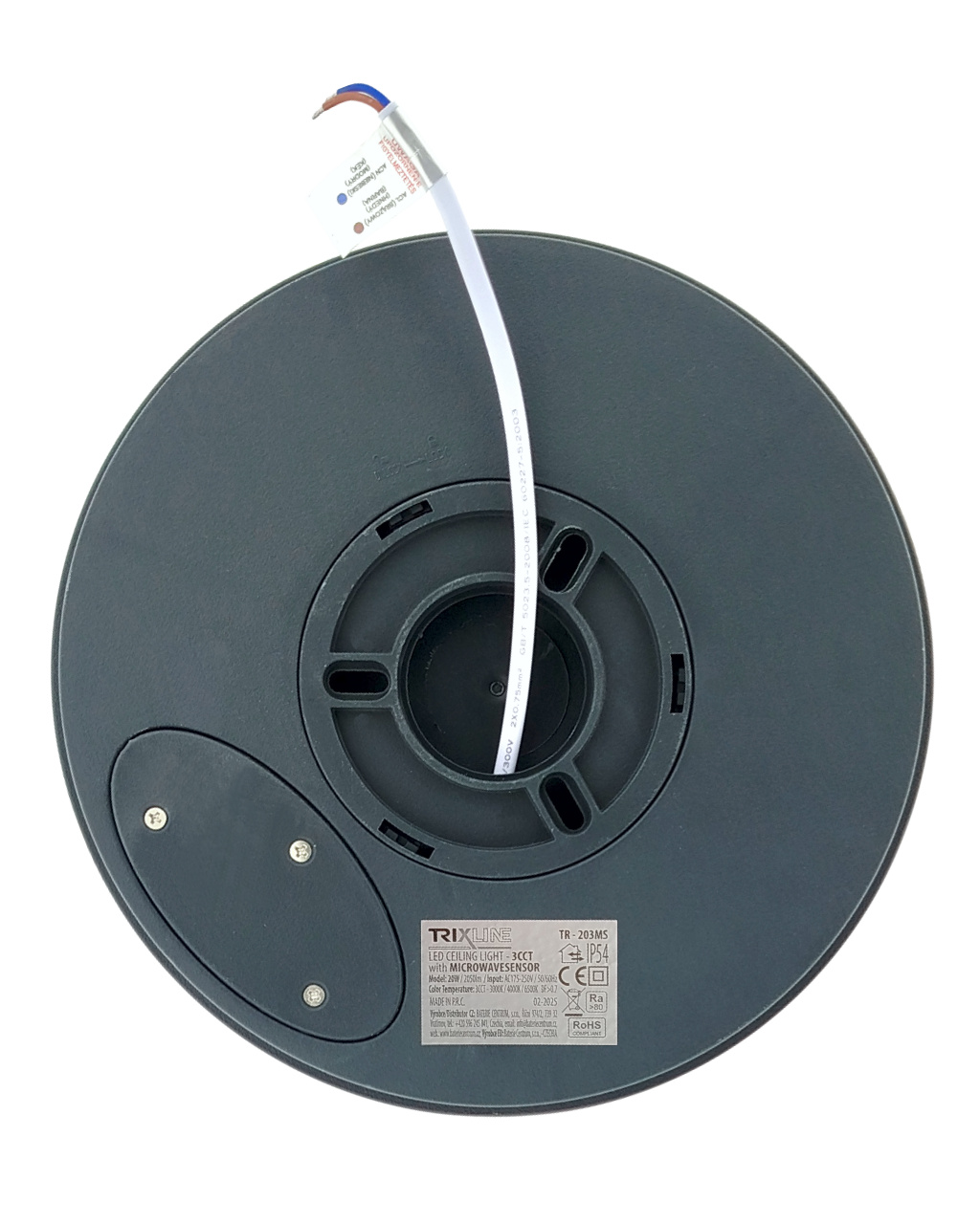 TR-203MS – 20W mozgásérzékelővel mennyezeti LED CCT lámpa 2050lm ø23×5.5cm Trixline TR-203MS – 20W mozgásérzékelővel mennyezeti LED CCT lámpa 2050lm ø23×5.5cm Trixline