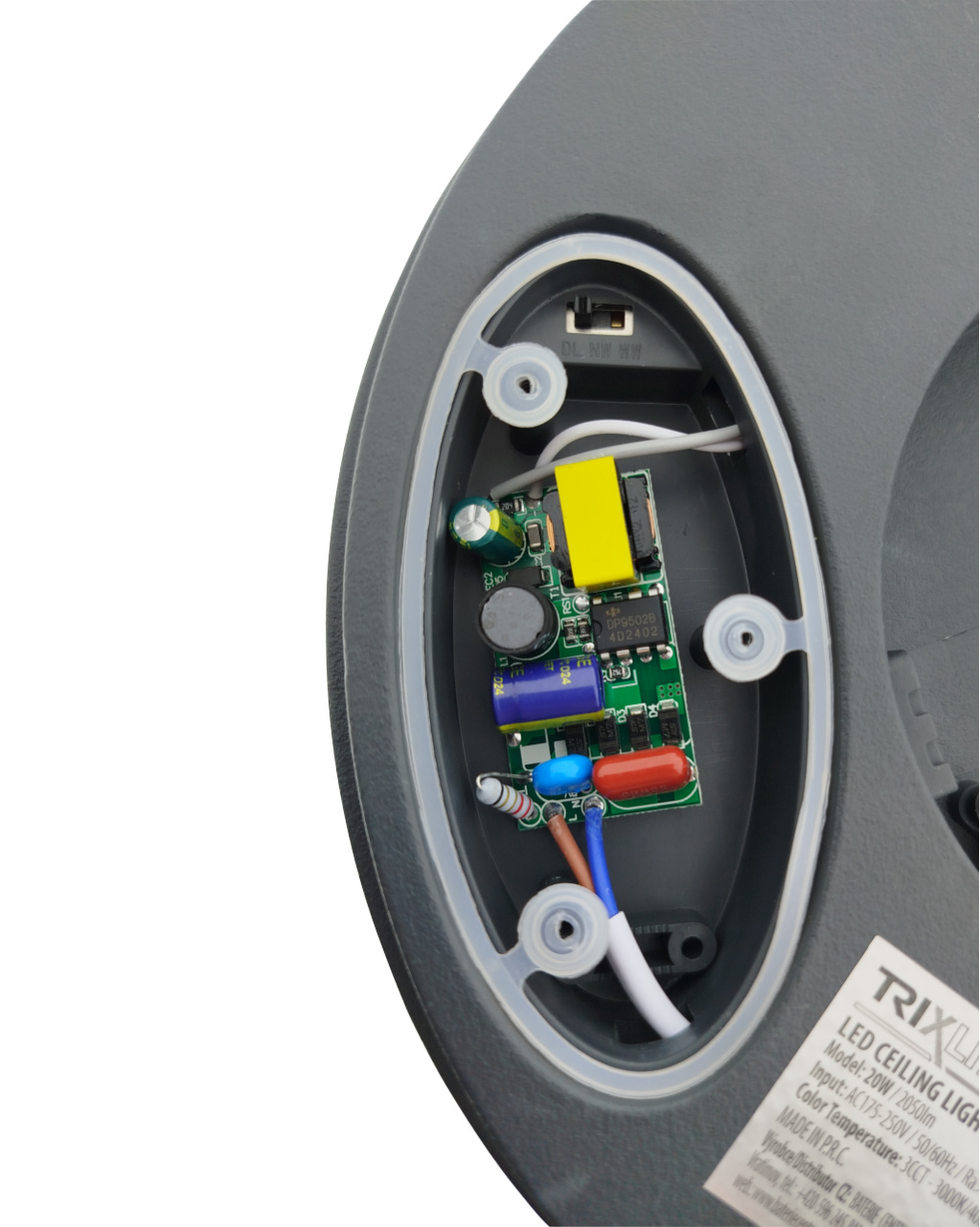TR-203MS – 20W mozgásérzékelővel mennyezeti LED CCT lámpa 2050lm ø23×5.5cm Trixline TR-203MS – 20W mozgásérzékelővel mennyezeti LED CCT lámpa 2050lm ø23×5.5cm Trixline