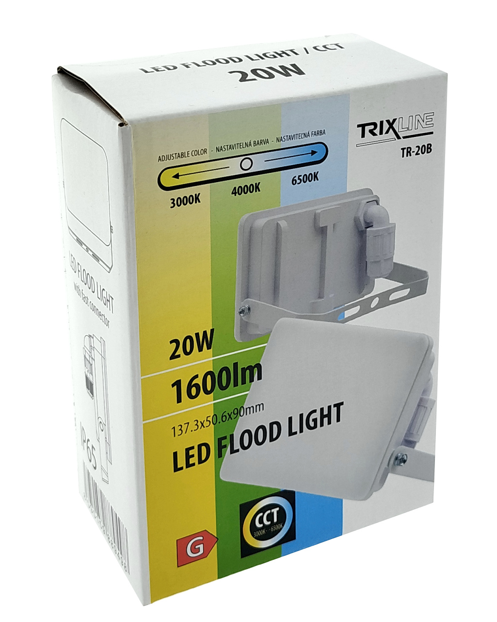 TR-20B reflektor LED 20W FLOOD 3CCT Trixline TR-20B reflektor LED 20W FLOOD 3CCT Trixline